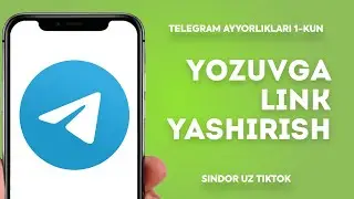 Telegramda YOZUVGA SSILKA YASHIRISH
