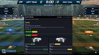 Rocket League Overlay Dynamic Score bug Control Panel | Showcase 5