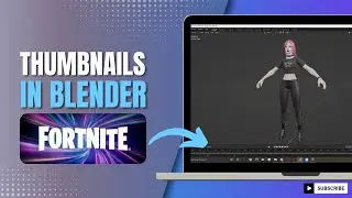How I Make My Fortnite Thumbnails In Blender