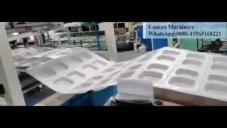 Disposable American one piece takeaway hamburger box lunch box production and processing equipment m