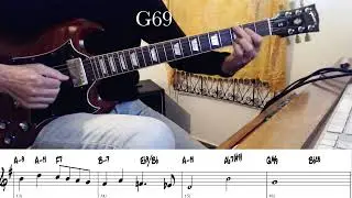 DARN THAT DREAM - Jazz Guitar harmonized melody (slow)
