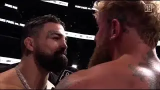Jake Paul vs Mike Perry final face-off