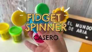 FIDGET SPINNER CASERO 🤩 Manualidades y juegos para niños