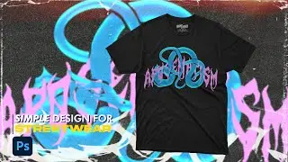 .How to Create Streetwear t-shirt Design quickly in Photoshop