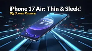 Apple iPhone 17 Air: The Thinnest iPhone EVER? Screen Size & Design Leaks!