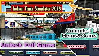 Unlock Indian Train Simulator 2018  | Unlimited Gems & Coins | 🌟100% Working Trick 🔥