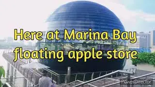 THE APPLE SHOP FLOATING AT THE MARINA BAY SAND [ BEAUTIFUL AND TOURIST ATTRACTION IN SINGAPORE