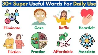 30+ Super Useful English Vocabulary Words For Daily Use | Daily Use English Words