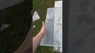 Тонкая работа - Резка и установка стекла для окон 1😀