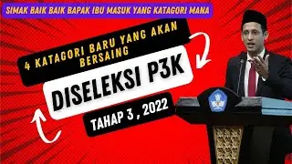 INFO TERBARU..!! 4 KATAGORI GURU YANG AKAN MAJU DI PPPK TAHAP 3 TAHUN 2022