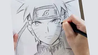 How to draw Naruto Easy | Naruto sketch | drawing process 
