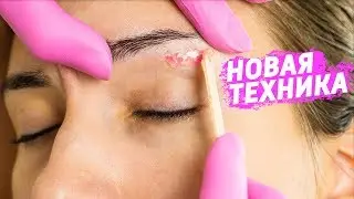 Spot Sugaring Technique | Eyebrow Hair Removal by Yana Osadchaya