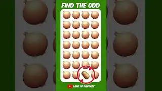 FIND THE ODD Emoji OUT 🧅 #howgoodareyoureyes #emojichallenge #puzzlegame #quiz