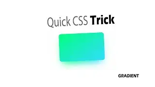 Gradient shadow effect in pure CSS | | Quick CSS Trick