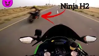 Ninja H2 320Kmph+ FlyBy😈Attitude Status😈😈
