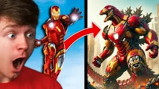 Reacting to AVENGERS as GODZILLA KAIJU!