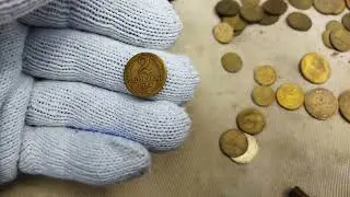 советские монеты которые мне удалось вчера раздобыть на свалке
