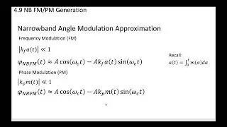 2 - 4.9 Narrowband Angle Modulated Signal Generation