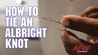 Master the Albright Knot: Tying with AFW Tooth Proof Wire for Strong Fishing Connections
