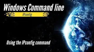 Working with IPconfig in CLI windows 10