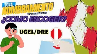 📌☑️ COMO ESCOGER LA UGEL DE NOMBRAMIENTO
