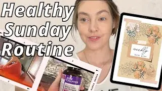 HEALTHY SUNDAY ROUTINE/// Meal prep, weekly planning, successful Sunday