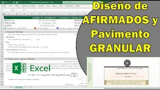 Diseño de Afirmados y Pavimento granular - Según: NAASRA, USACE, TRRL (plantilla excel profesional)