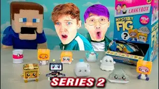 LankyBox Mystery Box Figures SERIES 2 Complete Set! Bonkers Toys Unboxing w/Justin & Adam!