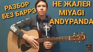 НЕ ЖАЛЕЯ-MIYAGI,ANDYPANDA НА ГИТАРЕ БЕЗ БАРРЭ