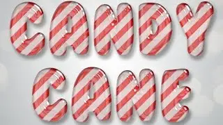 How to Create a Candy Cane Text Effect