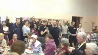 Выступление перед ветеранами блокады Ленинграда