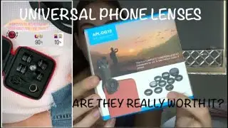 Testing out and reviewing DETACHABLE PHONE LENSES | Alannah Jade