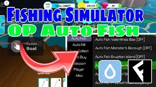 Fluxus/Hydrogen NEW! Fishing Simulator FASTEST Auto Fish Script