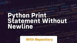 python print statement without newline