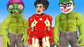Scary teacher 3d TaniHulk vs Giant zombie spoiled child coffin dance animation
