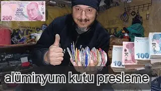 alüminyum kutuları kağıt gibi yapmak. #scrap #ekgelir #hurdatoplama #alüminyum  #aluminium