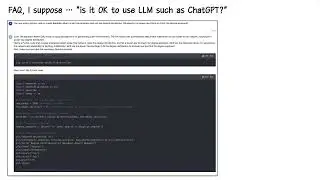 Q. ChatGPT 써도 되나요? A.