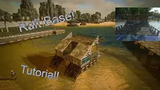 Ark:Ep23– HOW To Build  a  RAFT BASE! - Ark Mobile