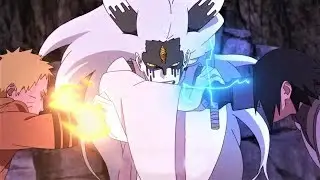 Naruto and Sasuke vs Momoshiki