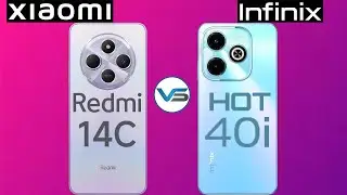 Redmi 14C VS Infinix Hot 40i | Infinix Hot 40i VS Redmi 14C |  Redmi 14 Series