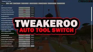 Minecraft Tweakeroo Tutorial - Auto tool switch, mining made easy