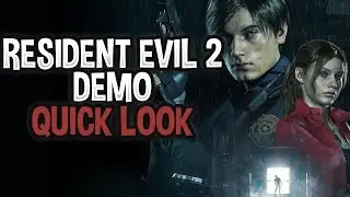 Resident Evil 2 REMAKE 1-Shot DEMO Gameplay No Commentary (Quick Look Walkthrough Before Launch PC)