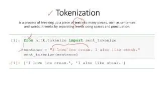 What is Tokenization in NLTK