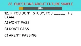 future simple - 25 questions | Grammar test | Quiz