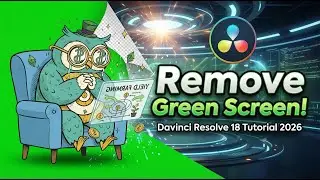 Davinci Resolve 18 Tutorial – Remove Green Screen (2026)
