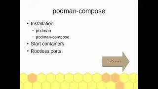 Start multiple containers with podman compose