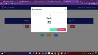 Internet Of Things (IOT) - Monitoring Suhu dan Kontrol Relay dengan Web (ESP32, PHP & MySQL)