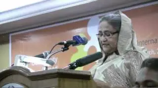 Sheikh Hasina - Bangladeshi Prime Minister - Community Based Adaptation (in Bengali)