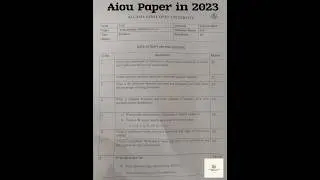 Aiou Educational Statistics Course 8614 Semester Autumn 2022 Paper in 2023