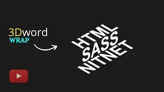 3D text transform animation - css animation effects trick